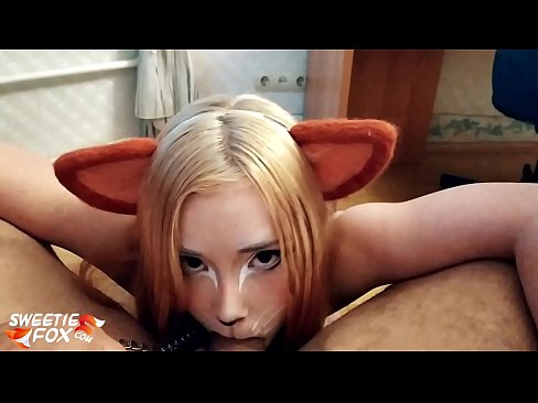 ❤️ Kitsune schlucken Dick a kum an hirem Mond Sex bei eis ﹏